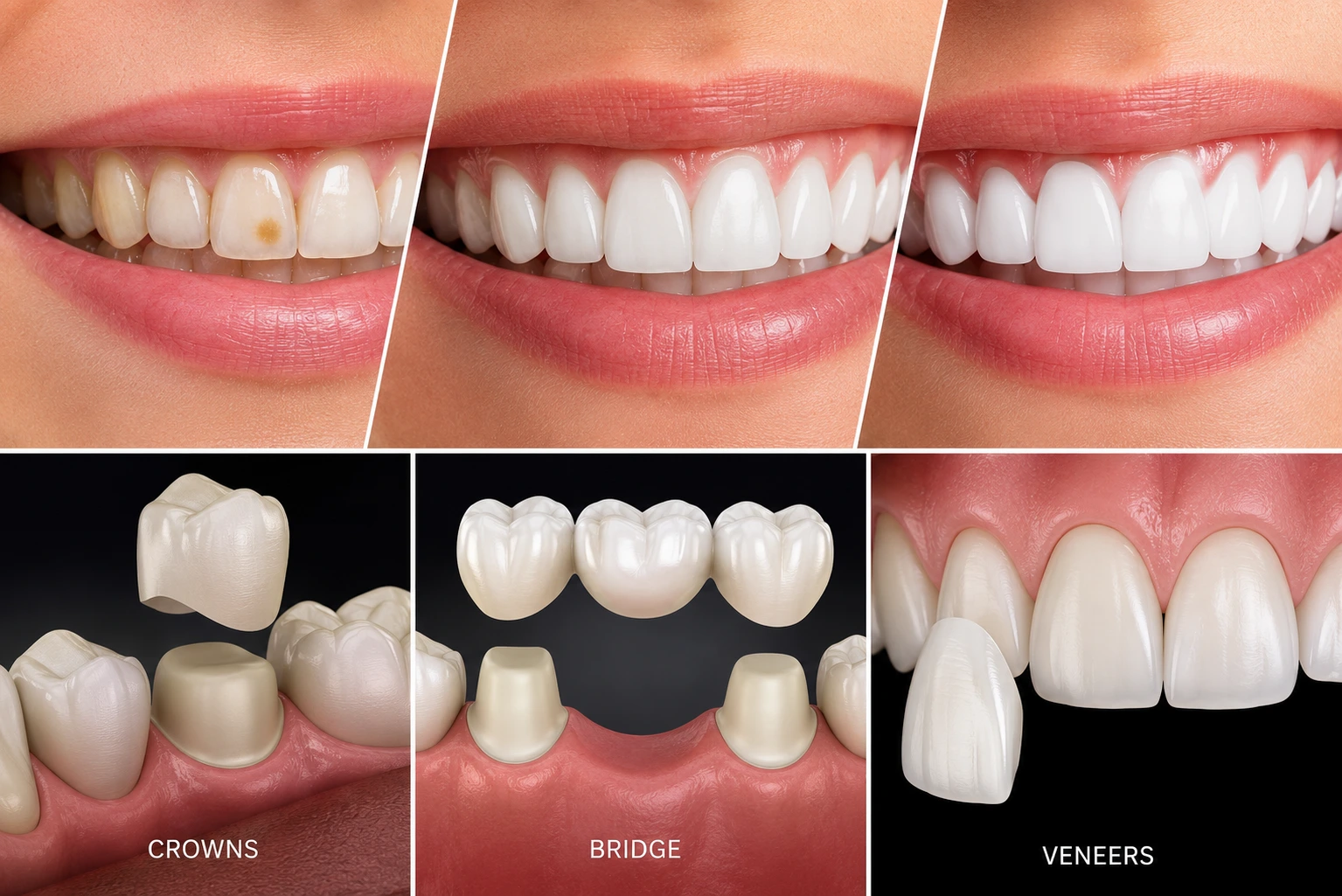 Crowns, Bridge & Veneers